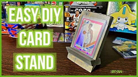 DIY Trading Card Stand | DIY Cell Phone Stand | 1 hour Wood Projects