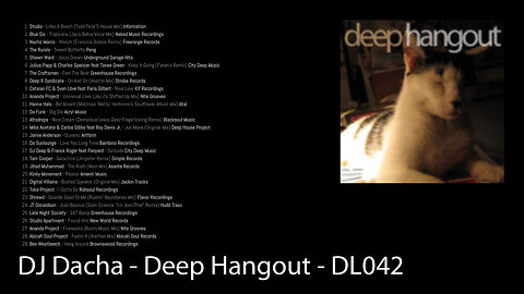 DJ Dacha - Deep Hangout - DL042 (Deep Soulful House DJ Set)