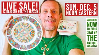 12 VINTAGE REASONS FOR THE SEASON | LIVE SALE | CHRISTMAS PAST