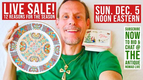 12 VINTAGE REASONS FOR THE SEASON | LIVE SALE | CHRISTMAS PAST