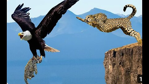 The Eagle Risked Its Life To Catch Leopard Cub And Mother Leopard's Dramatic Rescue. What Happened_