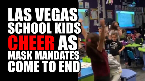 Las Vegas Kids CHEER as Mask Mandates End