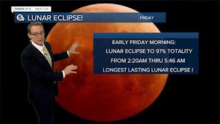 Longest lunar eclipse of the century is this Friday