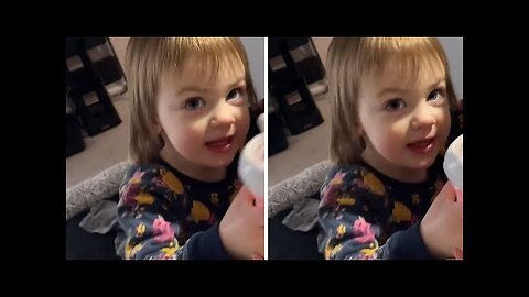 Toddler has hilarious response to what's mommy's & daddy's name #shorts