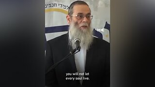 "KILL EVERYONE, EVEN BABIES" - Israeli Rabbi Eliyahu Mali