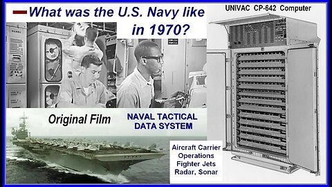 Vintage 1970 US Navy film 1960's Computers & Electronics; Aircraft Carrier operation, Historical