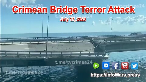 Terror attack on Crimean Bridge - July 17, 2023