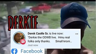 Deleted Derek Derkie Castle Facebook Live King Kong ain't got sh1t on Derkie #derkieverse #sbaw