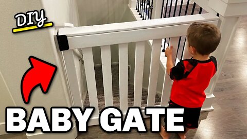 I made a super simple baby/dog gate.