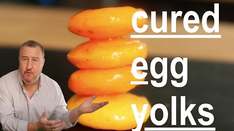 Cured egg yolks the dairy free alternative to parmesan