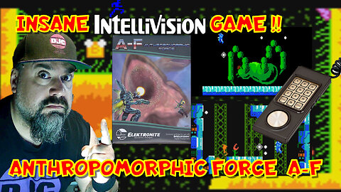 INSANE New INTELLIVISION GAME! Played on Original Hardware A-F "Anthropomorphic Force"