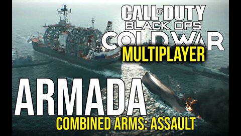 Call of Duty BO - Cold War Multiplayer 2 ARMADA Combined Arms Assault - No Commentary Gameplay