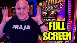 I GOT THE FULL SCREEN MAX BETTING HIGH LIMIT BUFFALO ASCENSION!!