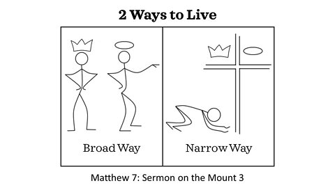 Matthew 7 - Sermon on the Mount 3