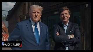 Tucker Carlson Interviews Donald Trump On Debate Night