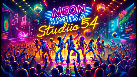 Title: "Neon Nights at Studio 54" - The Ultimate Disco Throwback!