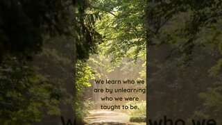 We Learn Who We Are