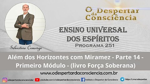 ENSINO UNIVERSAL DOS ESPÍRITOS - PROGRAMA 251