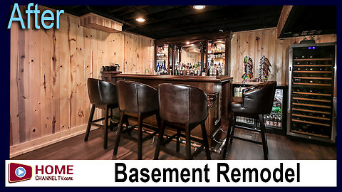 Basement Remodel Done in a Pub Style Theme - Man Cave Ideas