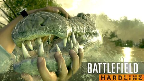 Battlefield Hardline - Random Moments 6 (Crocodile Attack!)