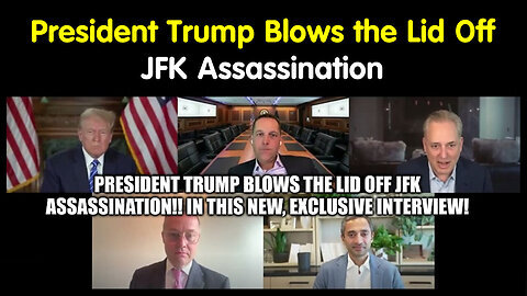 President Trump Blows The Lid Off JFK Assassinatio - In This New, Exclusive Interview - 6-24-24..