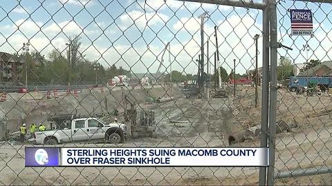 Sterling Heights set to discuss expanding lawsuit, Fraser sinkhole