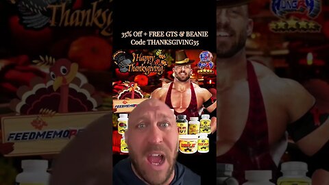 Happy Thanksgiving From Ryback’s Feed Me More Nutrition #Hungry