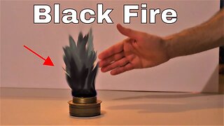 Amazing Experiment Actually Makes Black Fire! The Shadow Fire Experiment