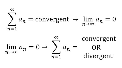 True-False Quiz Question 1: Series May or May NOT Converge if Limit of Terms = 0