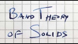 The band theory of solids from a nearly free electron model Video 13 of 13