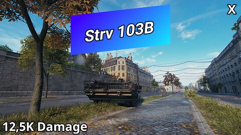 Strv 103B (12,5K Damage) | World of Tanks