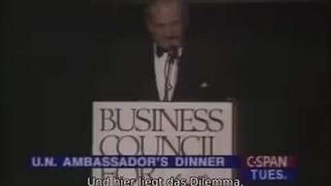 A RARE VIDEO FROM 1994 SHOWS DAVID ROCKEFELLER CAMPAIGNING FOR THE DEPOPULATION OF THE EARTH