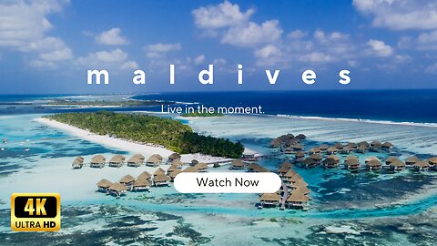 "Maldives in 4K: A Visual Symphony of Paradise"