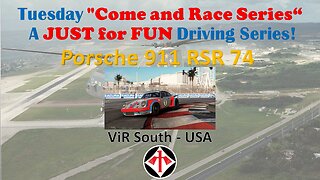 Race 31 - Come and Race Series - Porsche 911 RSR 74 - ViR South - USA