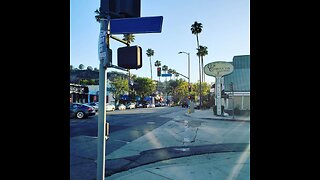 Walking in Los Angeles