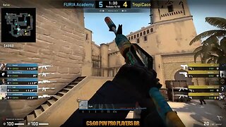 CSGO POV FURIA AC kye (28/17) vs TropiCaos (Mirage) @ Grande FinalRedZone PRO League CS:GO - 2023