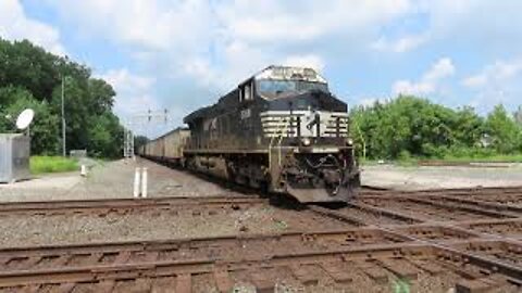 Norfolk Southern Empty Coal Train from Marion, Ohio August 21, 2021