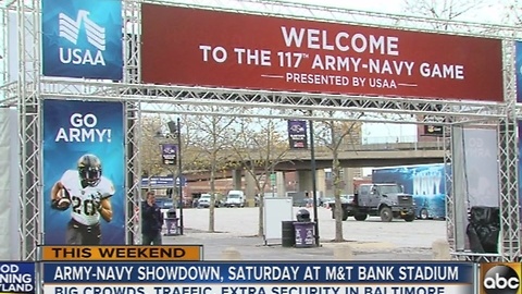 Army vs. Navy game brings crowds, increased security