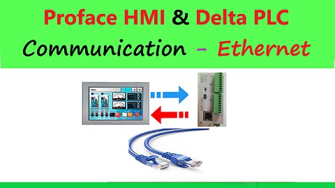 0048 - Proface hmi communication delta plc via ethernet cable