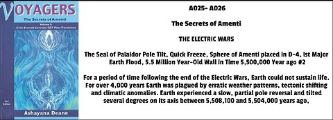 The Electric Wars, Earth could not sustain life. For over 4,000 years Earth was plagued by erratic w