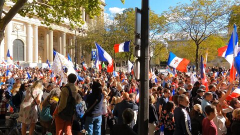 Manifestation au départ du Palais Royal à Paris le 17 Septembre 2022 - Vidéo 5