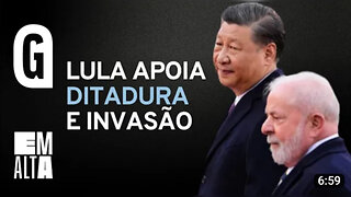 THE EXPRESIDIARY LULA SUPPORTS DICTATORSHIP AND INVASION AND BURIES DIPLOMACY IN CHINA