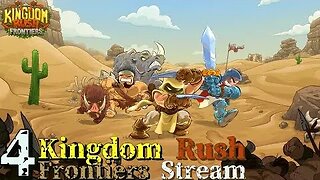 Playing Kingdom Rush Frontiers *LIVE*