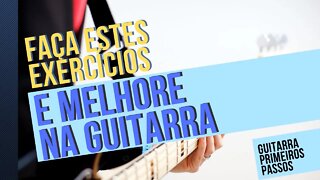 EXERCÍCIO PARA MELHORAR A SUA PALHETADA | DICAS DE GUITARRA INICIANTE