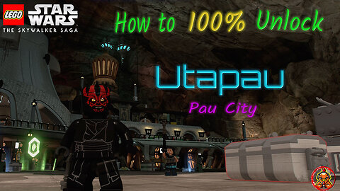 How to 100% Utapau - Pau City - All the Pieces to Lego Star Wars: The Skywalker Saga