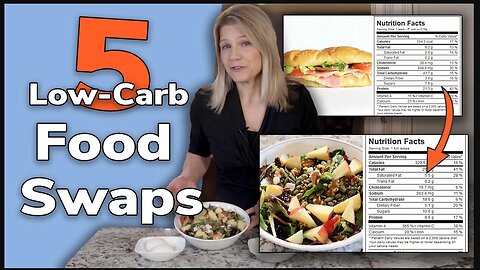 5 Low Carb Food Swaps - Cut 100+ Carbs a Day