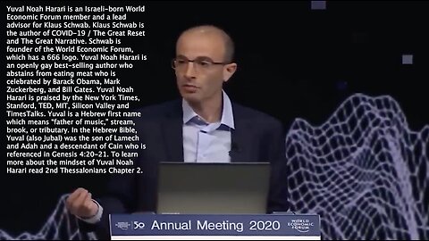 Yuval Noah Harari & Klaus Schwab | "Humans Are Now Hackable Animals. Free-Will Is Over."