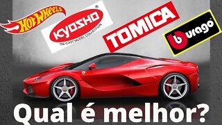 Ferrari - Qual a melhor La Ferrari? Hot Wheels, Kyosho, Tomica ou Burago? Escolha a sua.