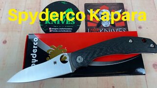 Spyderco C241CFP Kapara Alistair Phillips Design