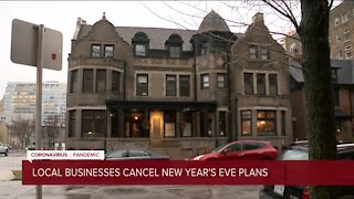 Milwaukee businesses canceling New Year's Eve plans due to COVID-19